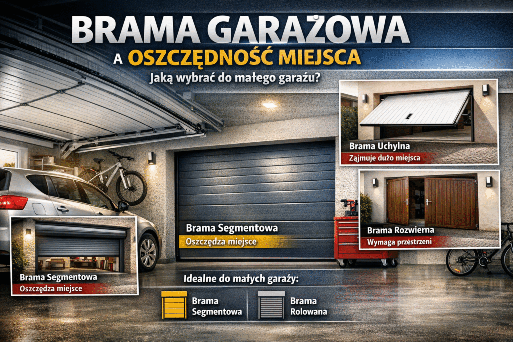 brama garażowa oszczędność miejsca