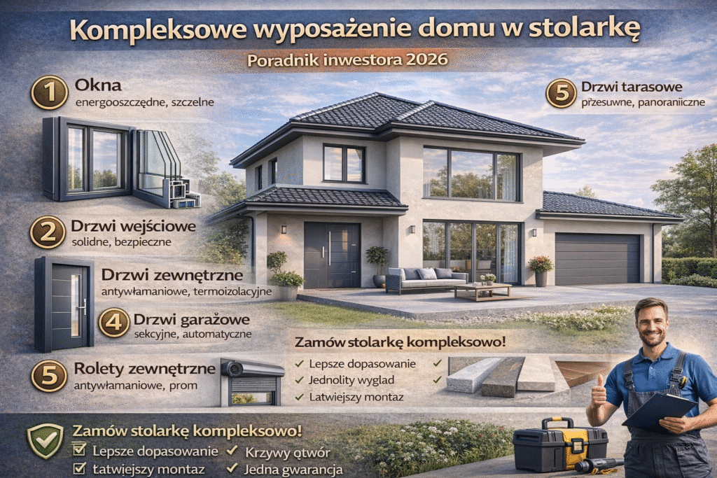 kompleksowe wyposażenie domu w stolarkę