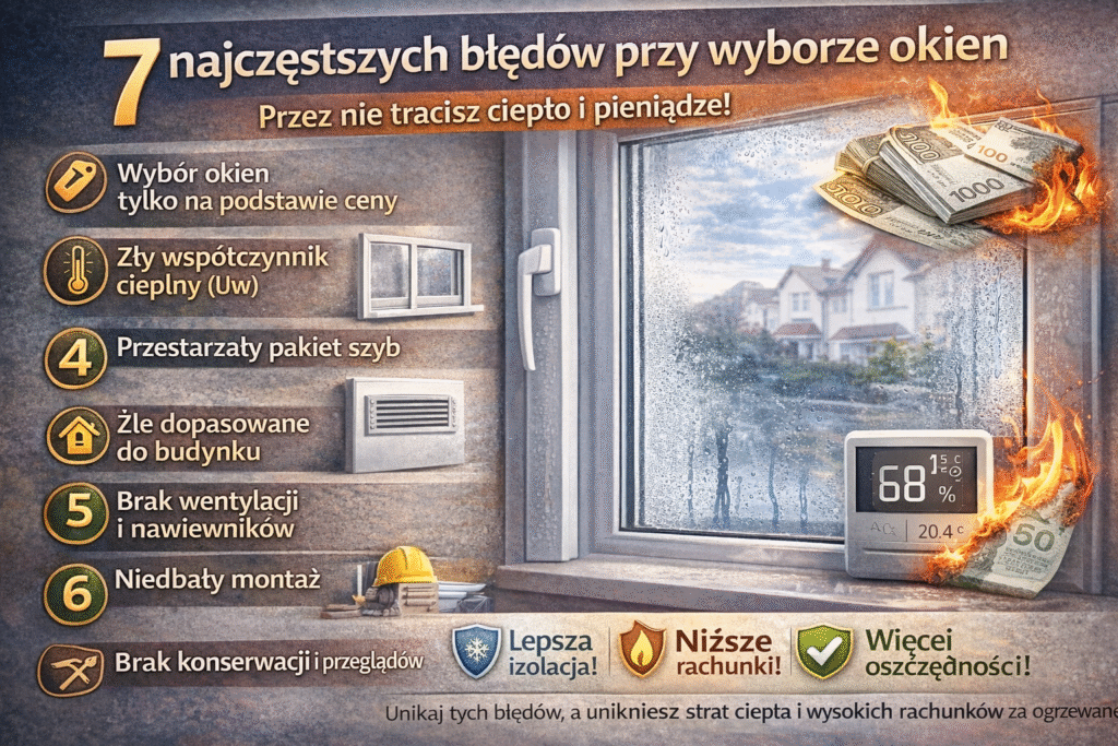 najczęstsze błędy przy wyborze okien
